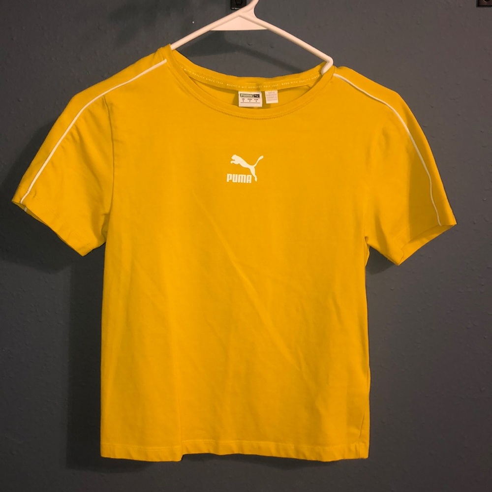 Puma yellow shirt